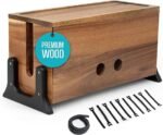Extra Large Wooden Cable Management Box